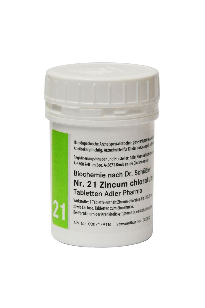 Schüssler Salz 21 Zincum chloratum D12 Adler