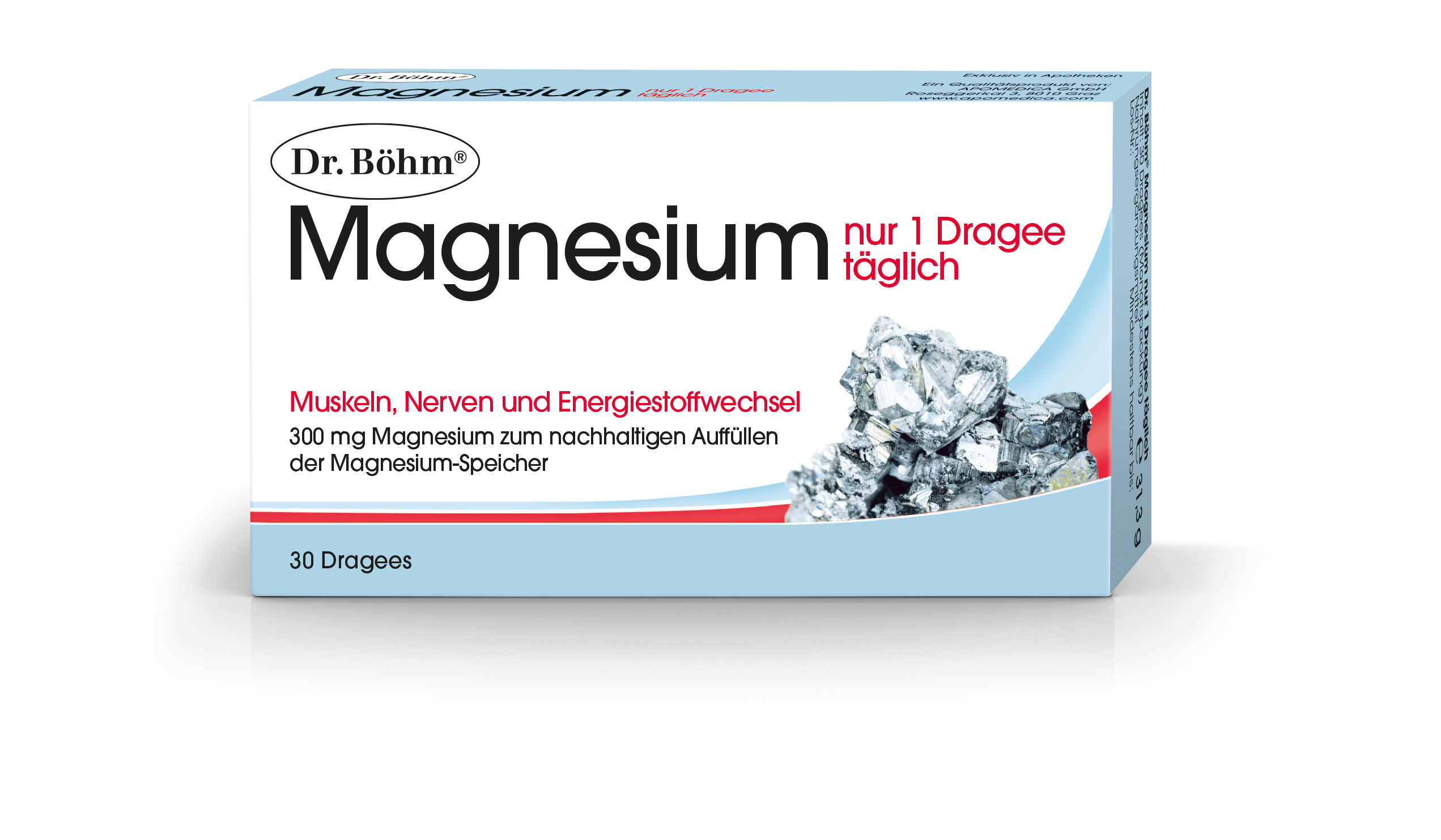 Dr. Böhm Magnesium nur 1 Dragee täglich