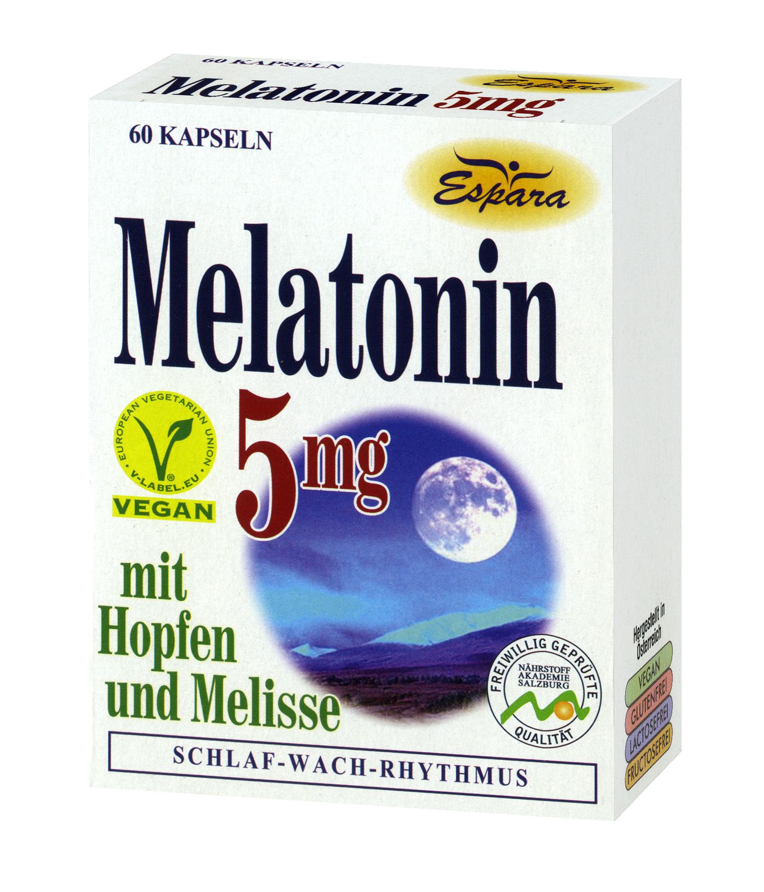 Espara Melatonin 5mg Kapseln 60Stück