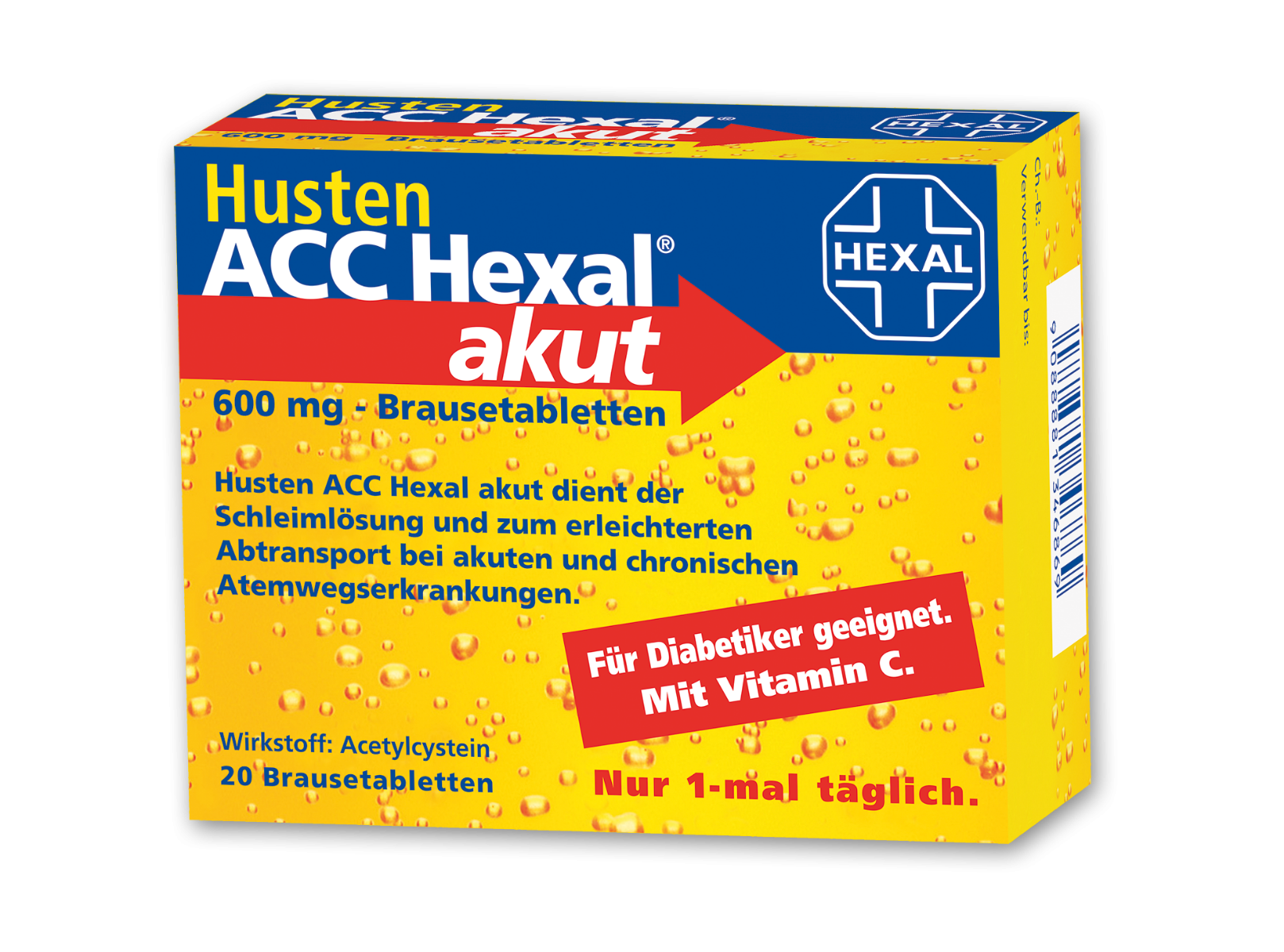 HUSTEN ACC HEX BRTBL 600MG