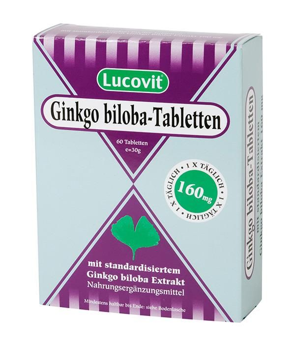 LUCOVIT GINKGO BIL 160MG TBL