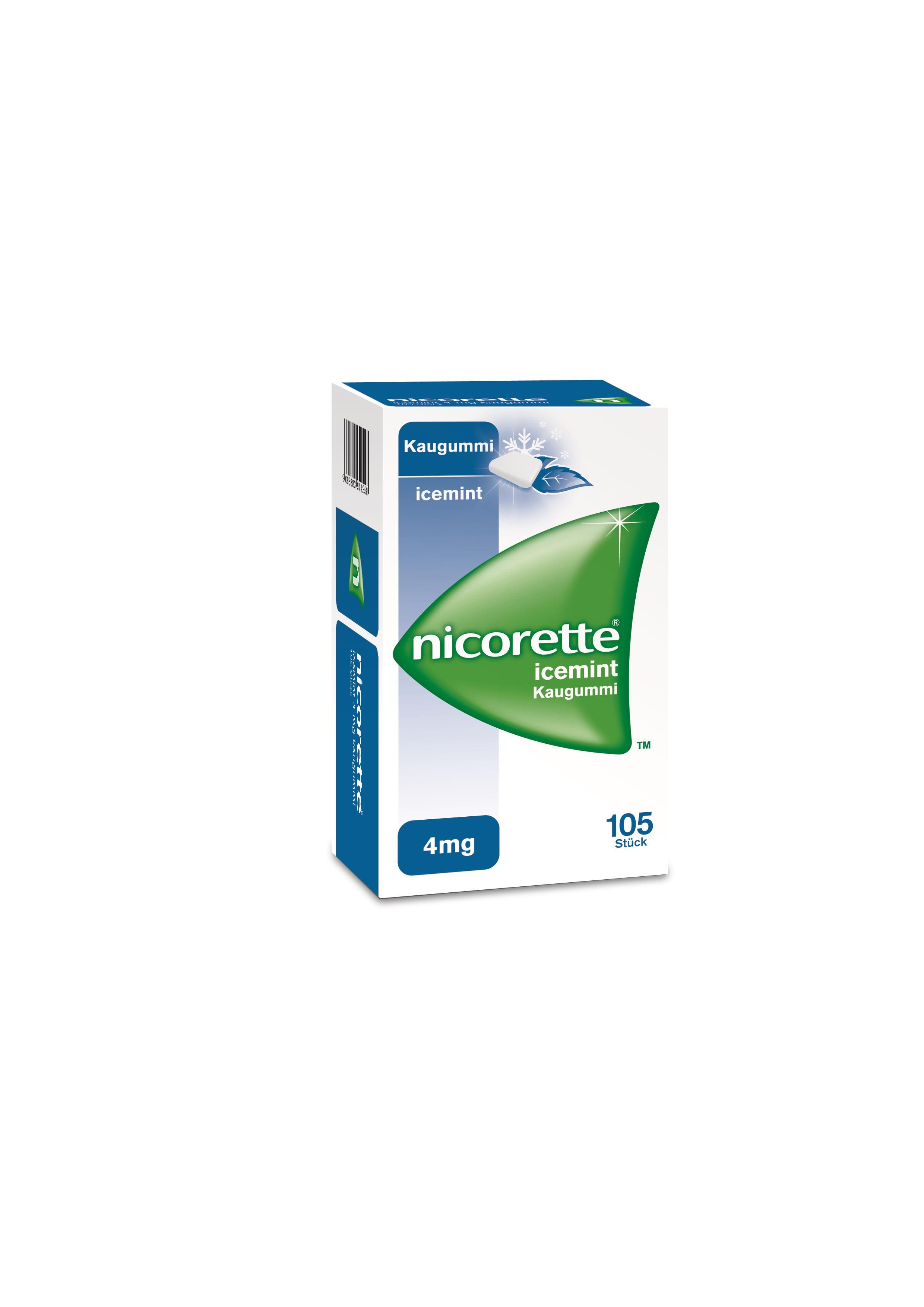 Nicorette Kaugummi Icemint 4mg