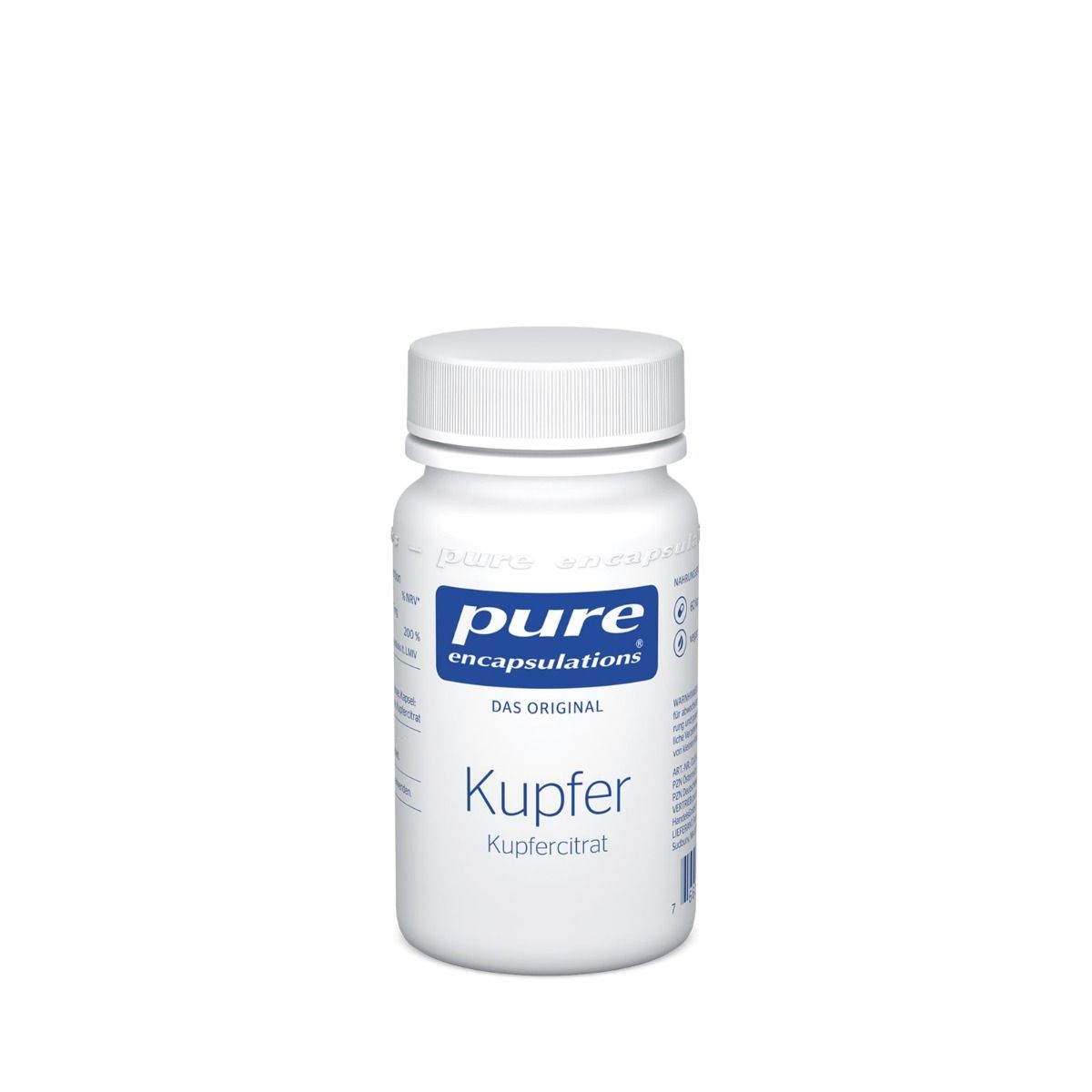 Pure Encapsulations KUPFER CITRAT Kapseln 60Stück