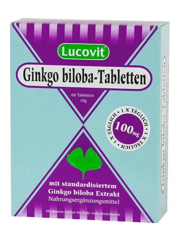 LUCOVIT GINKGO BIL 100MG TBL