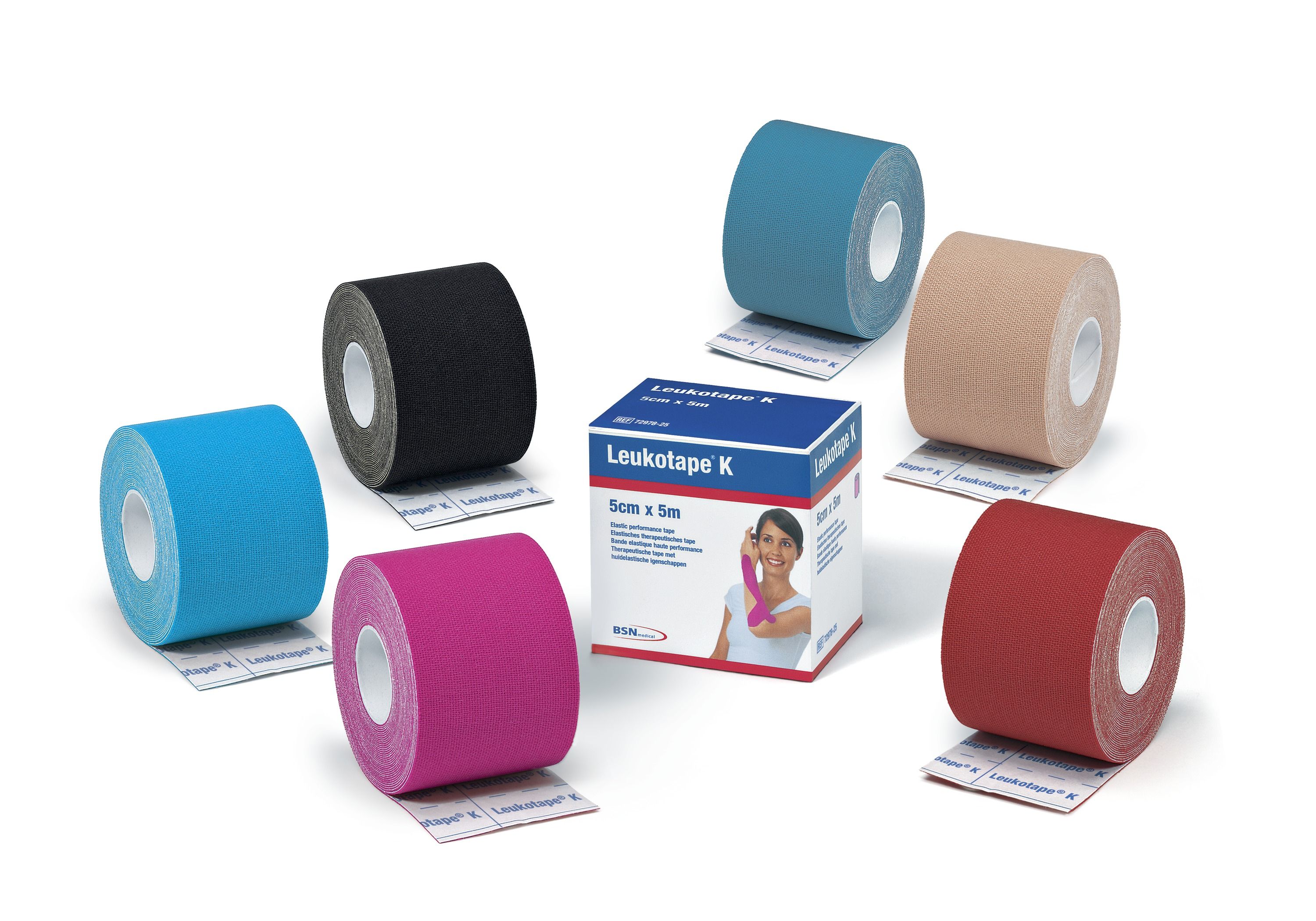 LEUKOTAPE® Kinesiotape 5 cm x 5 m blau