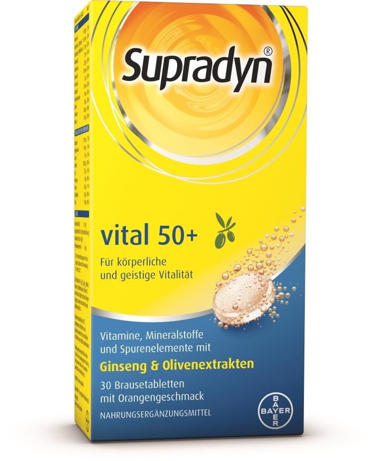 SUPRADYN VITAL 50+ mit Ginseng Brausetabletten