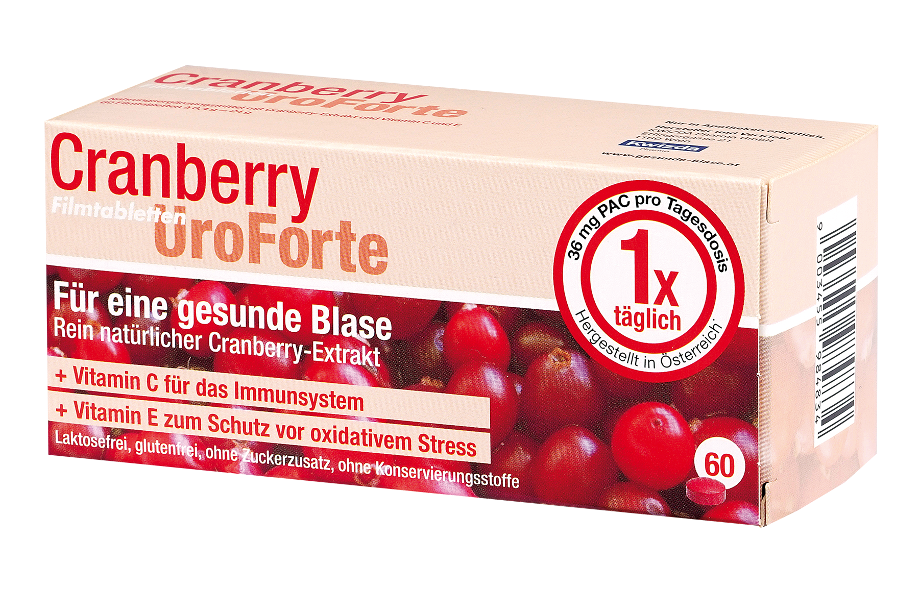 BIOGELAT CRANBERRY UroForte Filmtabletten 60Stück