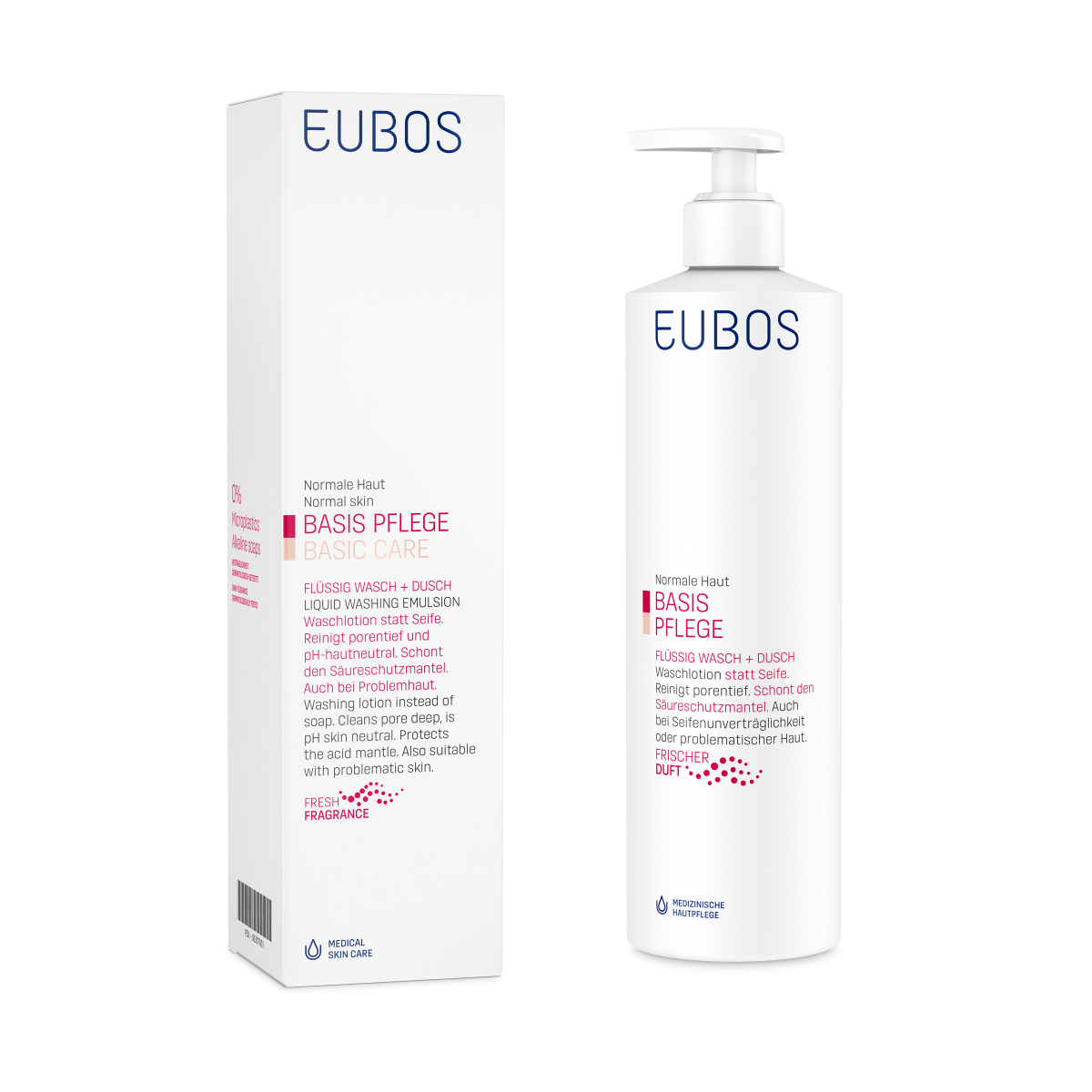 EUBOS Wasch Dusch Flüssig rot 400ml