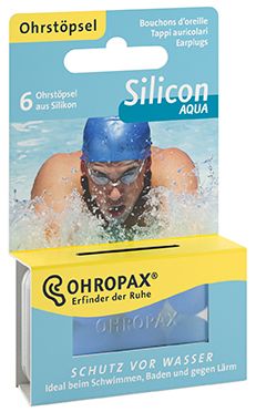 OHROPAX Silicon Aqua Lärm/Wind 6Stück