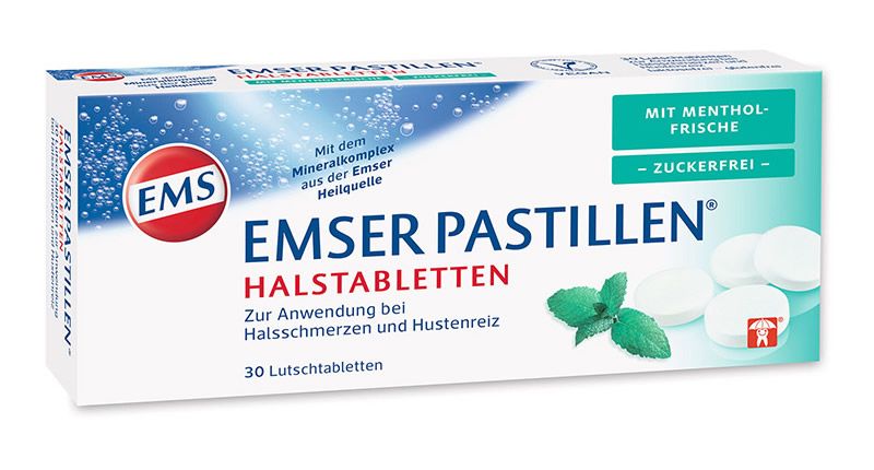 EMSER Pastillen ZUCKERFREI +MINZFRISCHE 30Stück