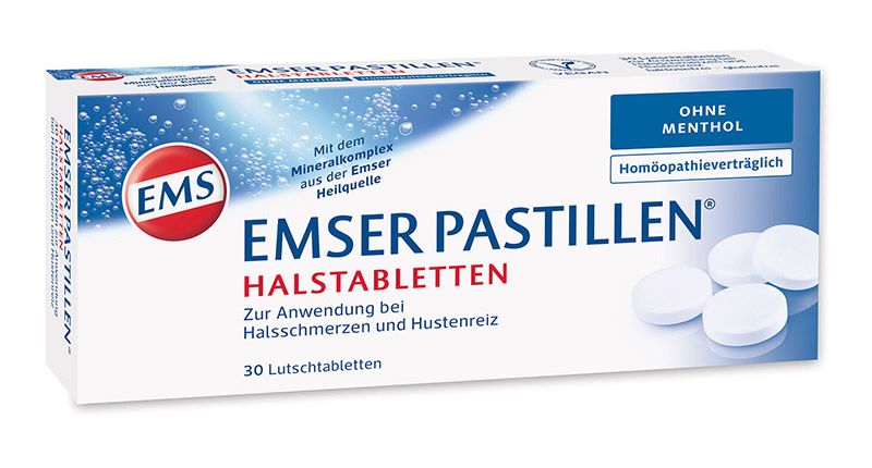 EMSER Pastillen ohne MENTHOL 30Stück