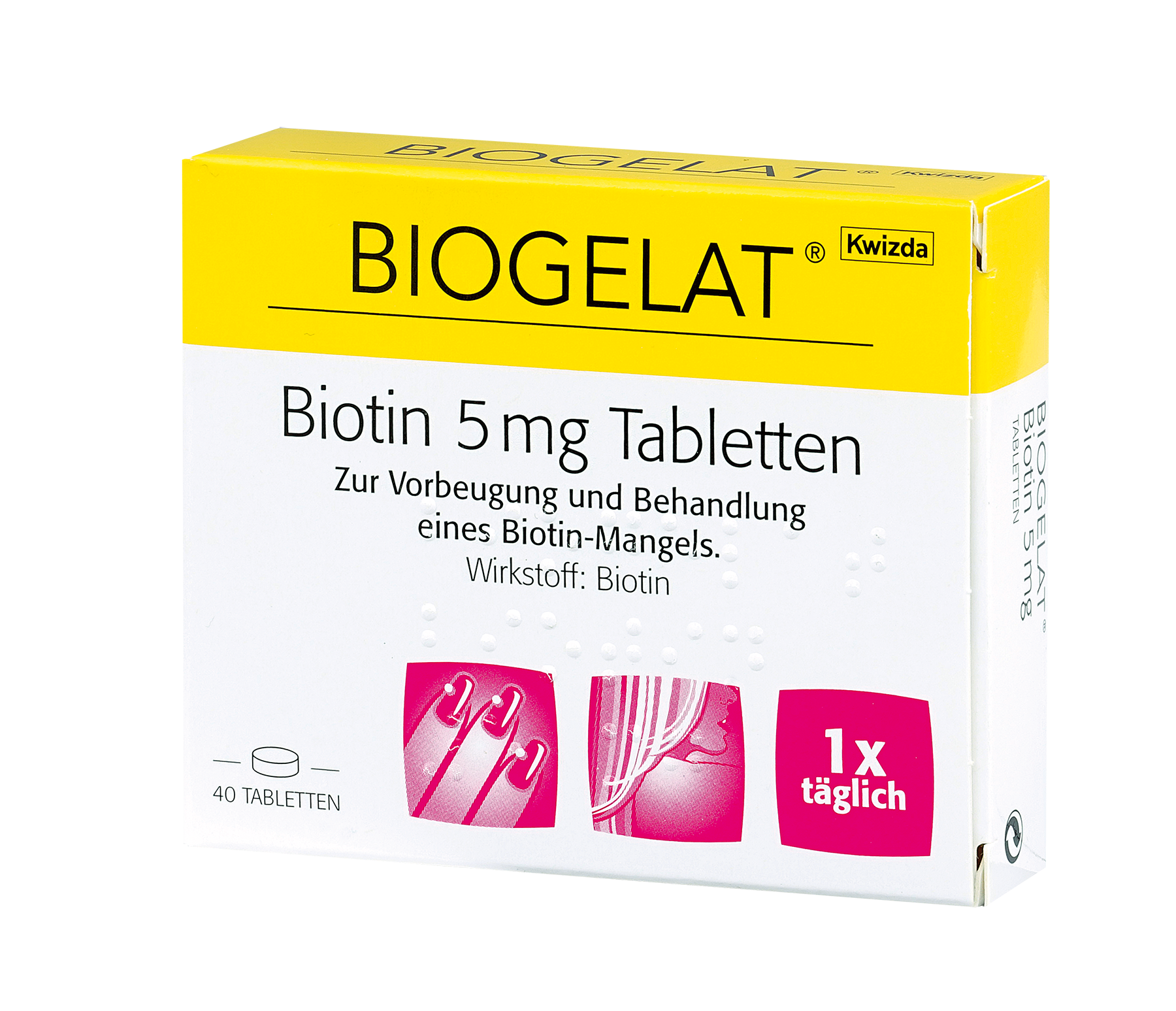 BIOGELAT BIOTIN 5 mg Tabletten