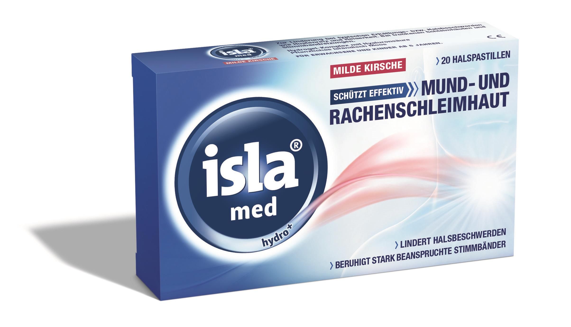 Isla med Kirsche Halspastillen 20 Stück