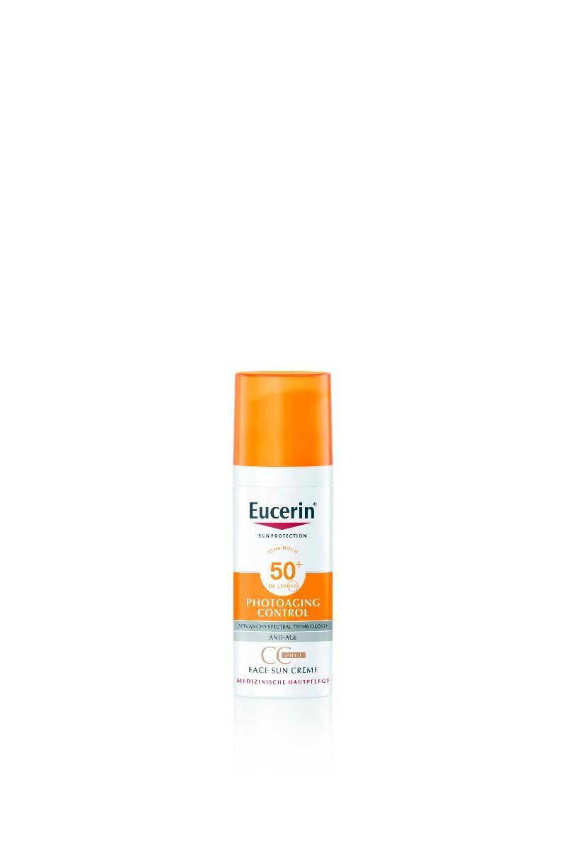 EUCERIN Photoaging Control Face Sun CC Creme getönt LSF 50+ mittel