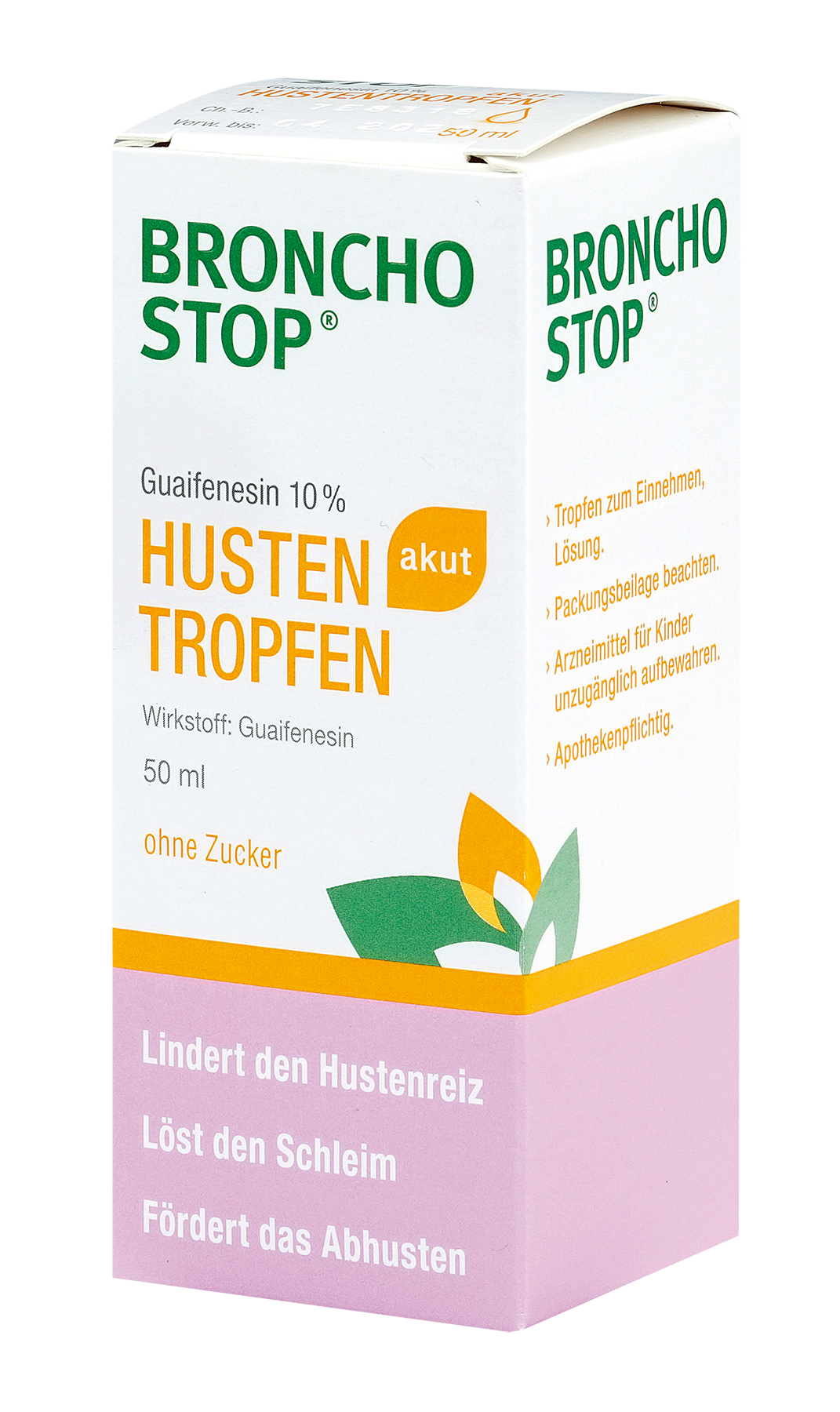 Bronchostop Guaifenesin 10% akut Tropfen