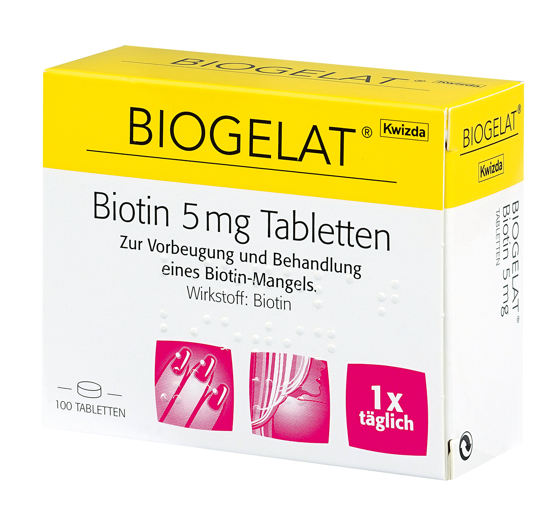 BIOGELAT BIOTIN 5 mg Tabletten