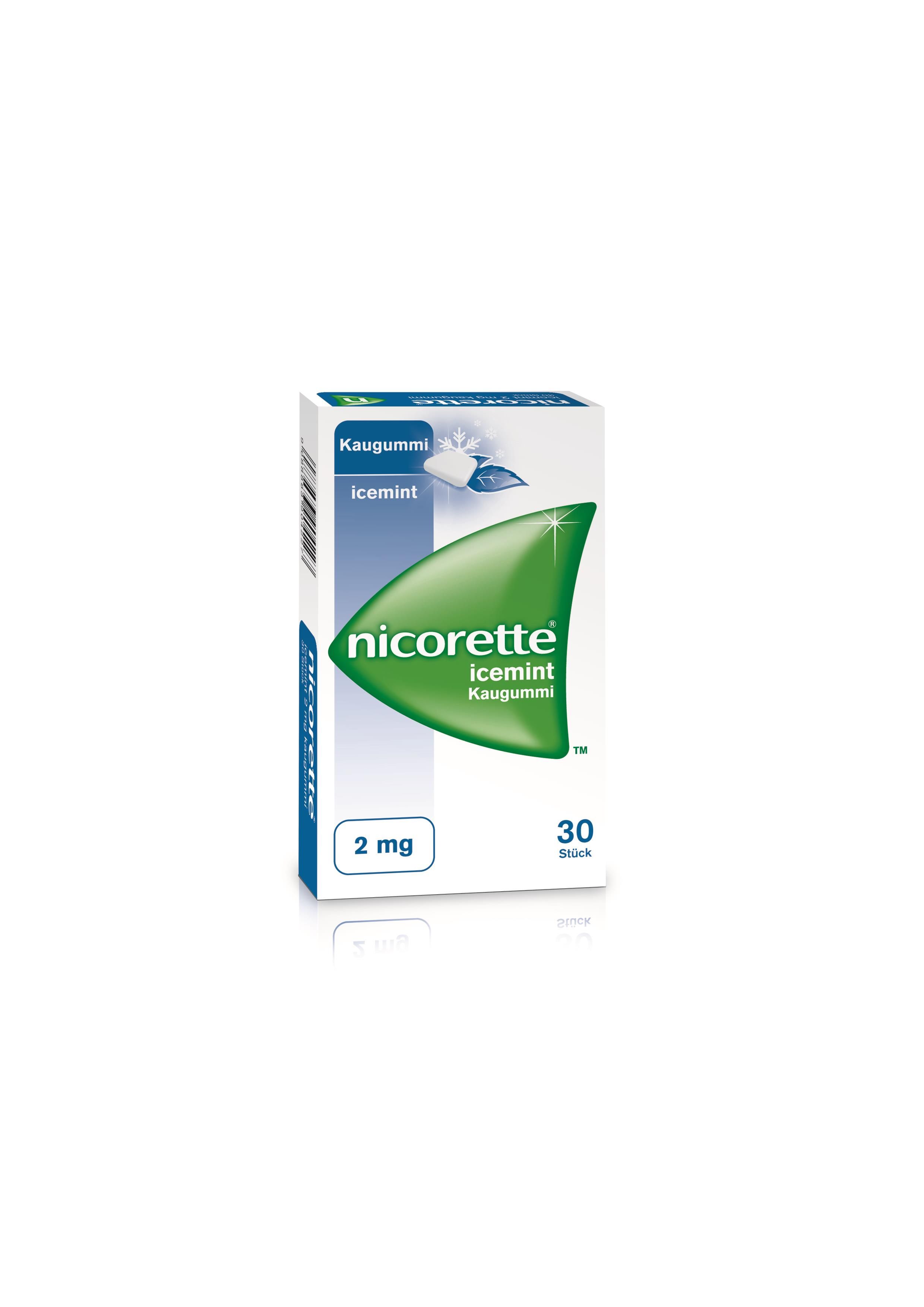 Nicorette Kaugummi Icemint 2mg