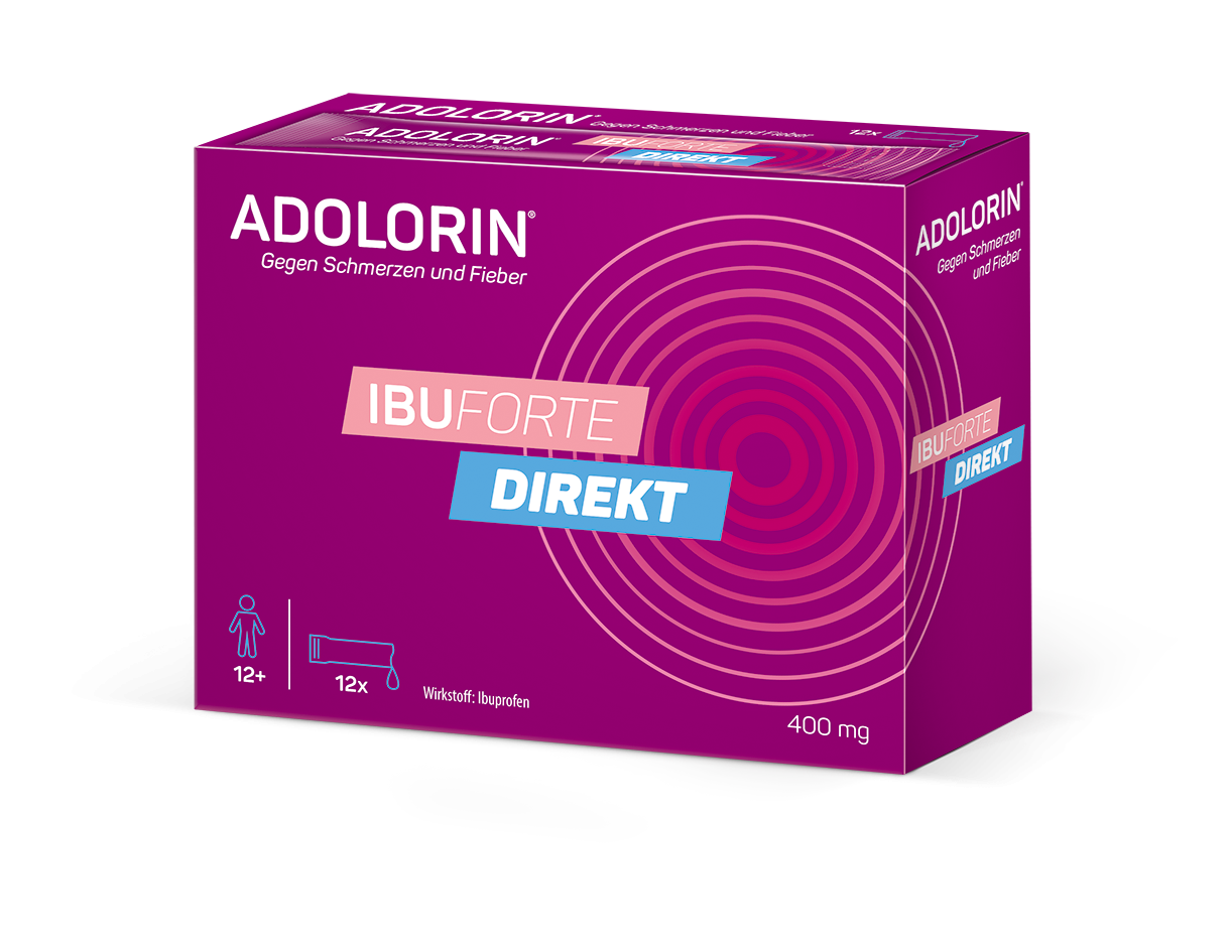 ADOLORIN IBUForte direkt Suspension 400mg 12 Stück