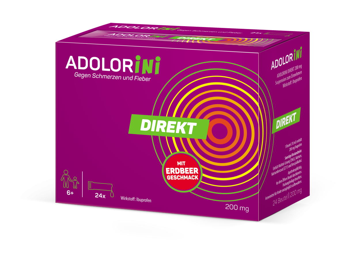 ADOLORINI DIREKT Suspension 200mg 24 Stück