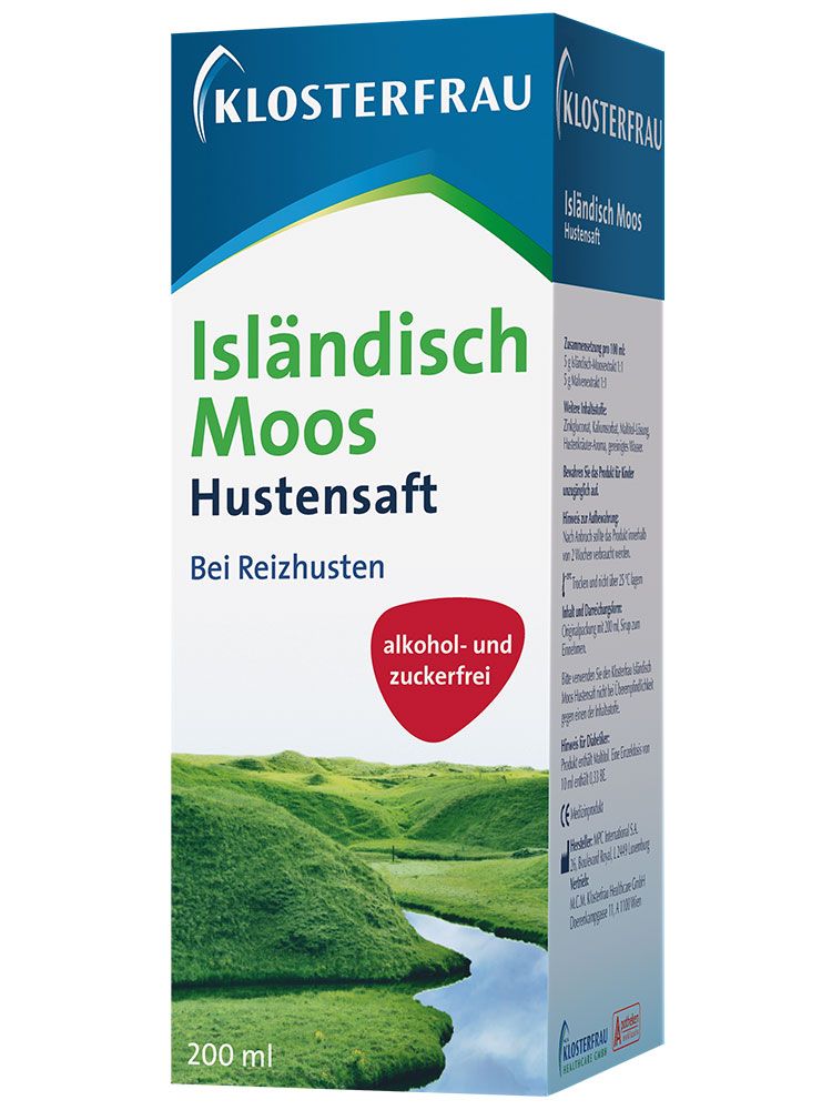 Klosterfrau Isländisch Moos Hustensaft 200ml