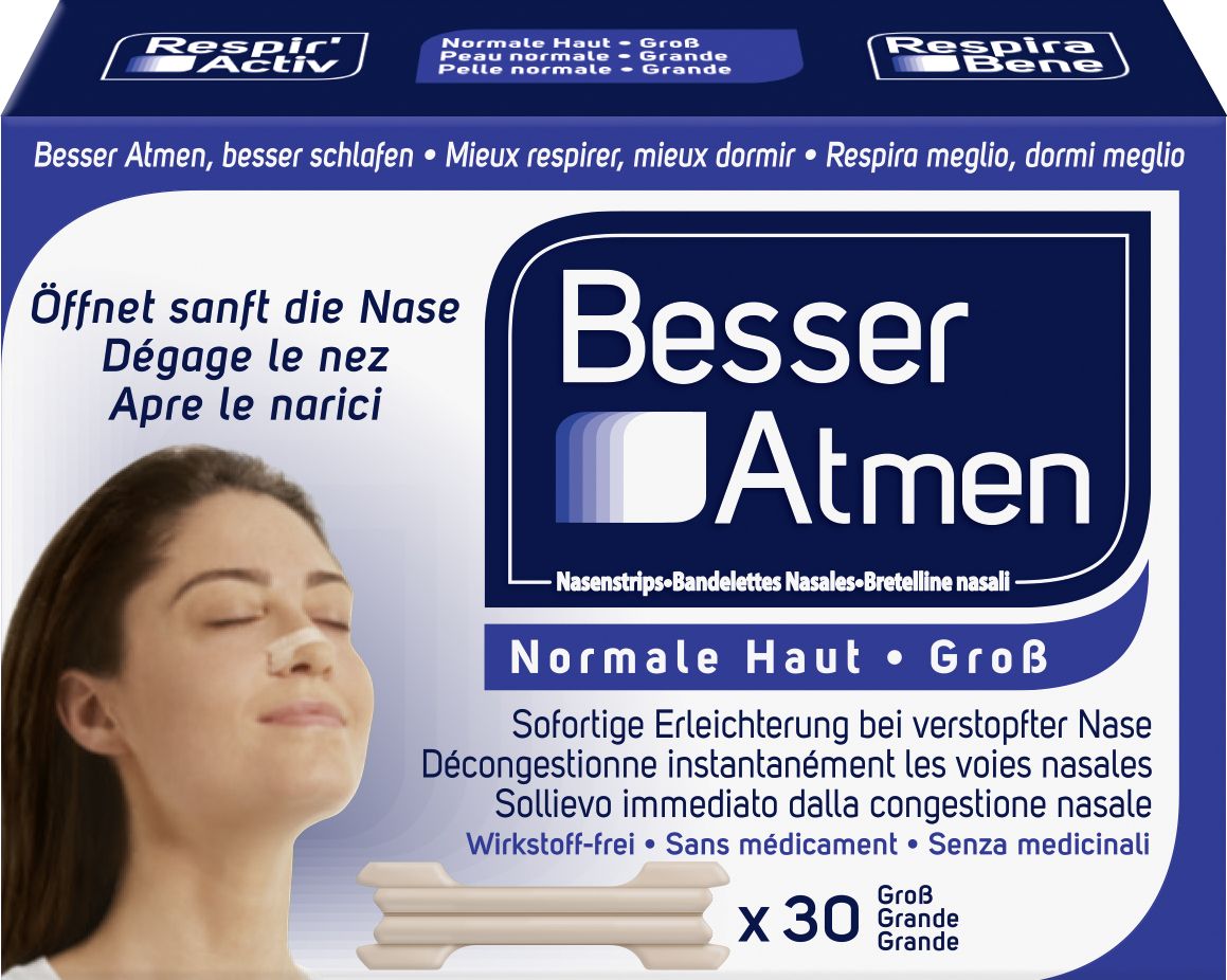 BESSER ATMEN STR BEIGE GR.