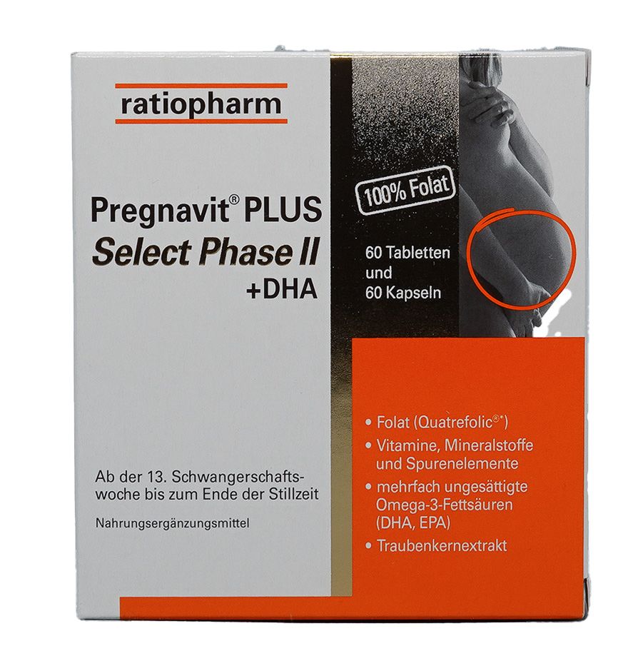 Pregnavit® PLUS Select Phase II +DHA 120Stück