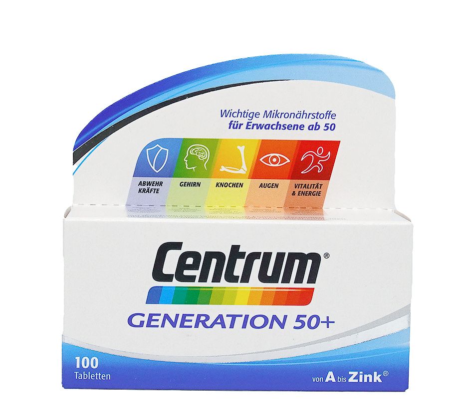 CENTRUM A-ZINK GEN 50+ 30Stück