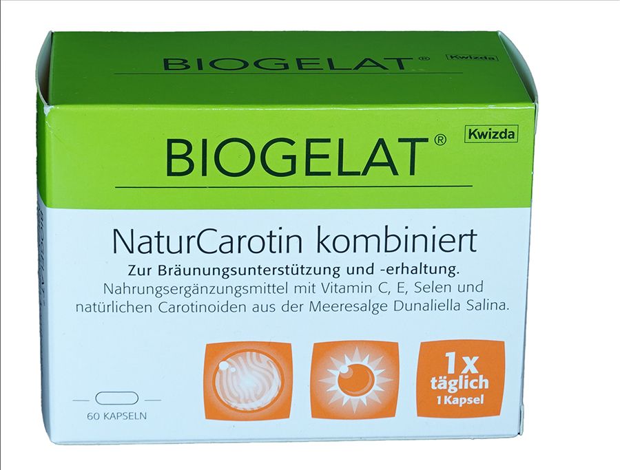 Biogelat Naturcarotin Kapseln 60Stück