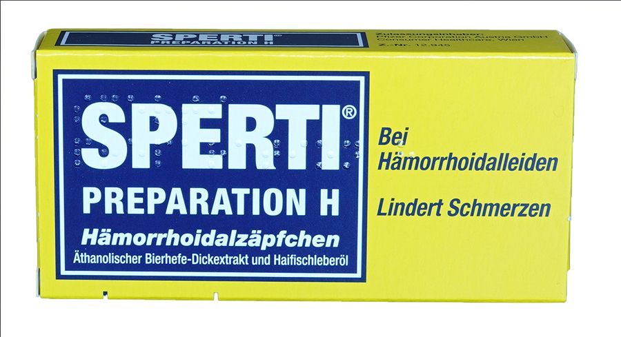 SPERTI PREPARATION H SUPP