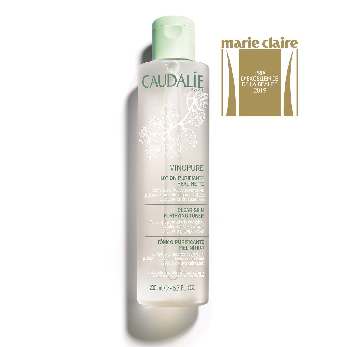 CAUDALIE VINOPURE Reinigungslotion für schöne Haut