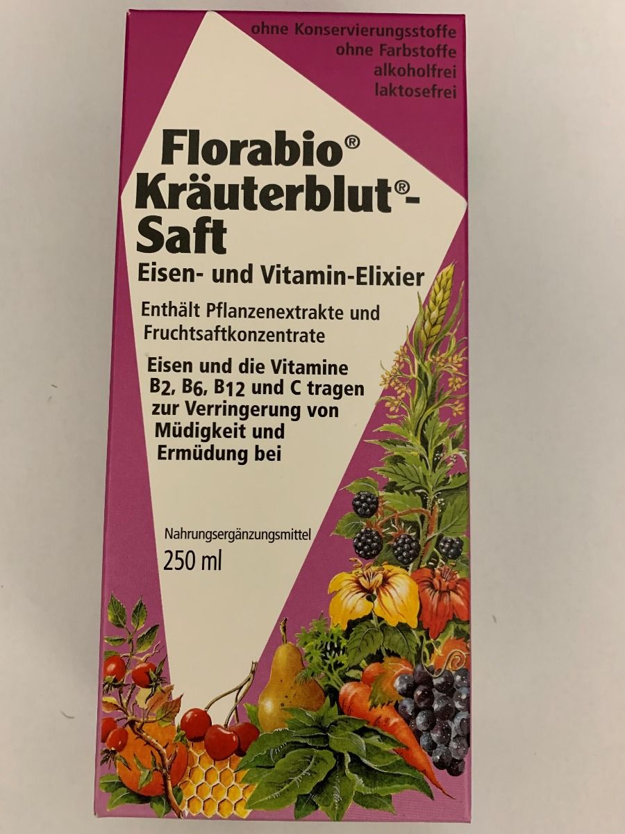 KRÄUTER BLUTSAFT Florabio 250ml