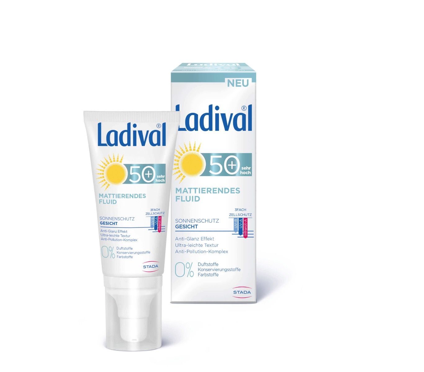 LACIDAL Mattierendes Fluid Gesichtspflege F50+