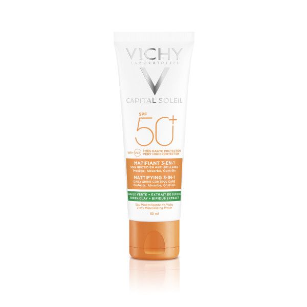 VICHY Capital Soleil 3-in-1 mattierende Sonnenpflege LSF 50+ Sonnencreme