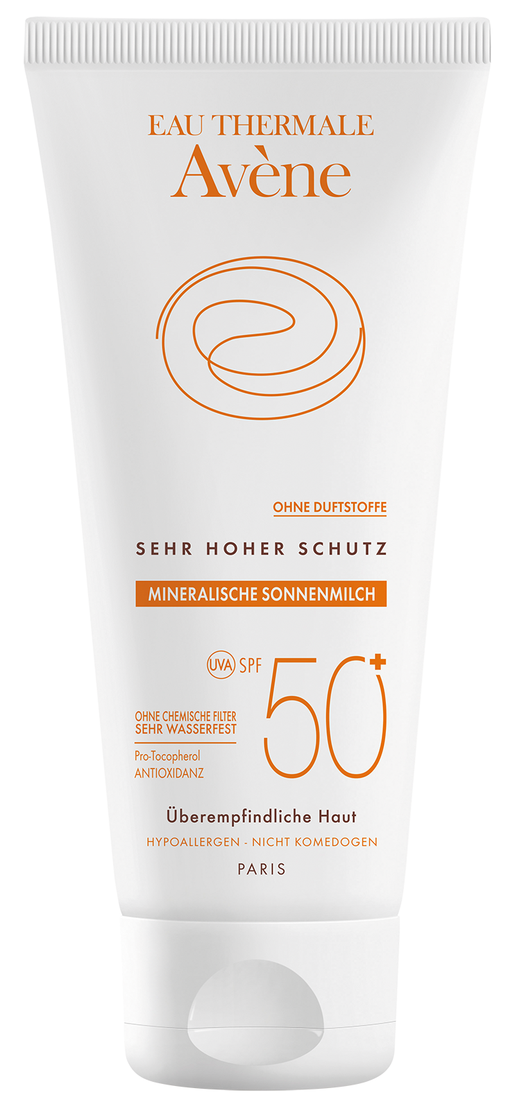 Eau Thermale Avène – Mineralische Sonnenmilch SPF 50+