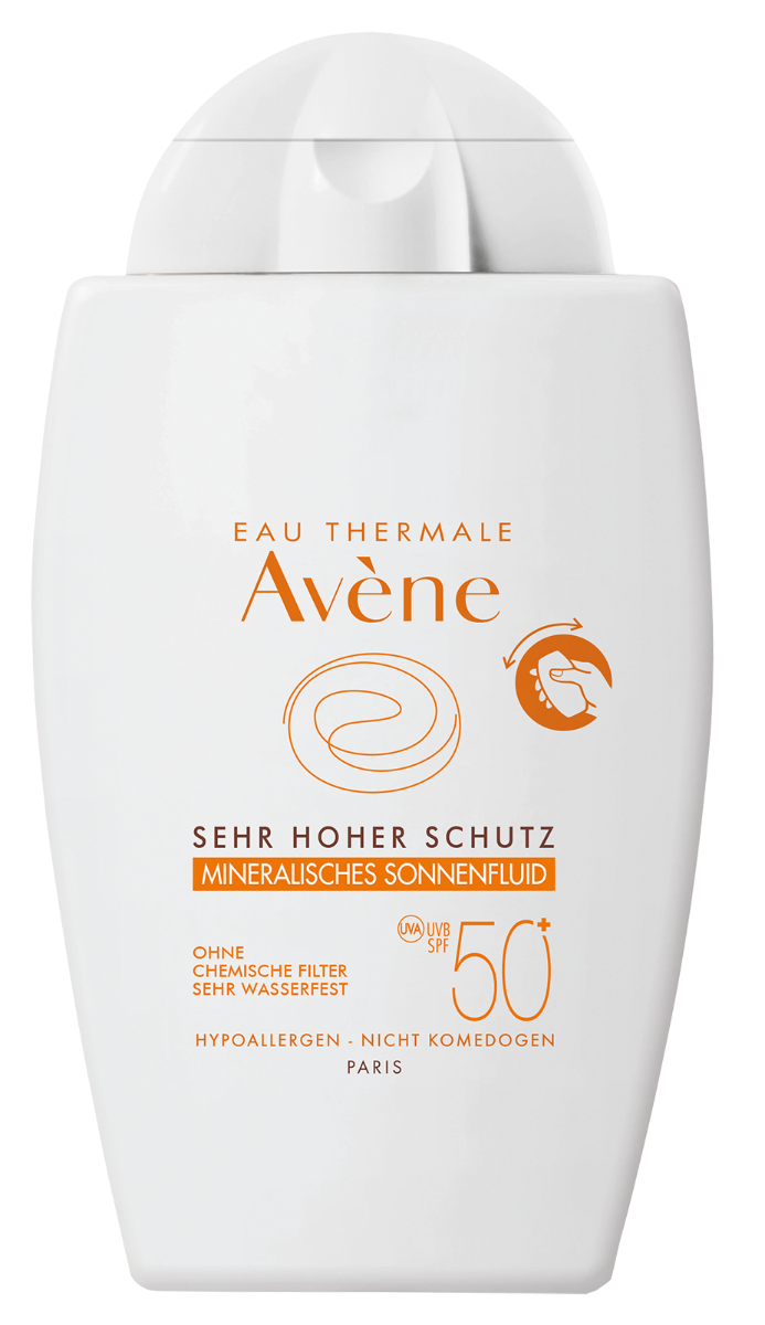 Eau Thermale Avène – Mineralisches Sonnenfluid SPF 50+ ungetönt