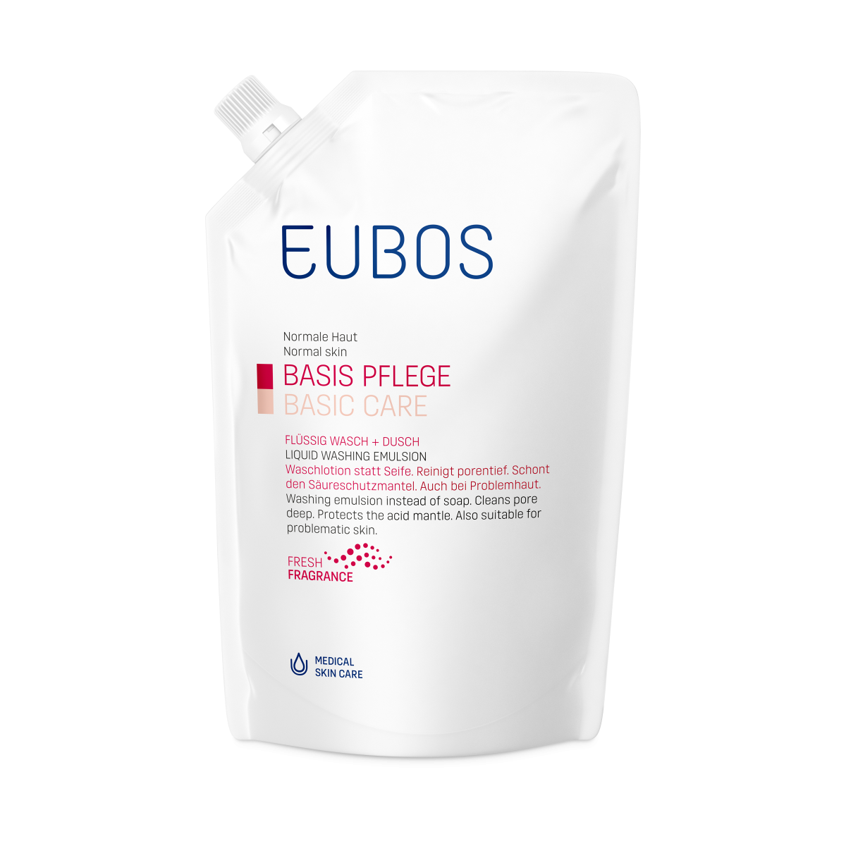 EUBOS WASCH+DUSCH  ROT Flüssig NACHFÜLLUNG 400ml