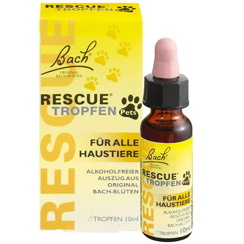 RESCUE Bachblüten Pets Tropfen ohne Alkohol 10ml