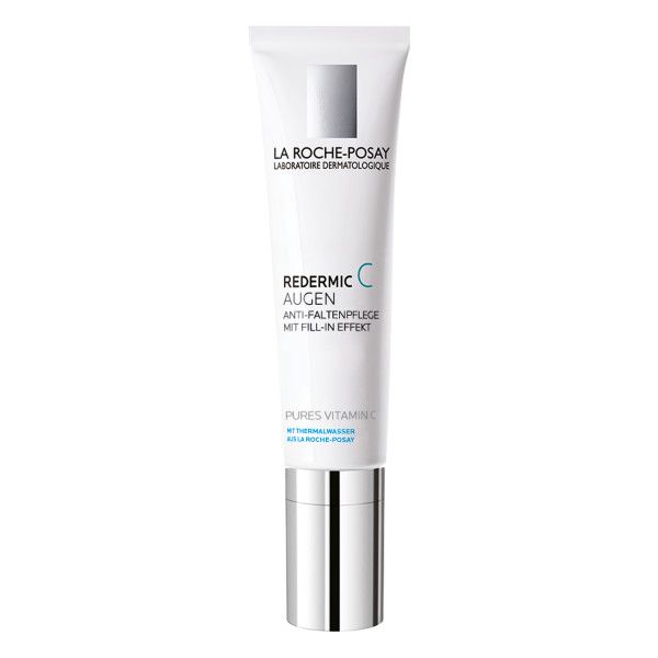 LA ROCHE-POSAY Redermic C Augen Anti-Falten Pflege mit Fill-In Effekt für empfindliche Augen