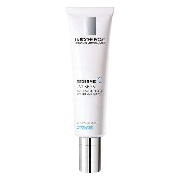 LA ROCHE-POSAY Redermic C UV Anti-Falten Pflege mit Fill-in Effekt und UV-Schutz für Straffheit und Ebenmäßigkeit
