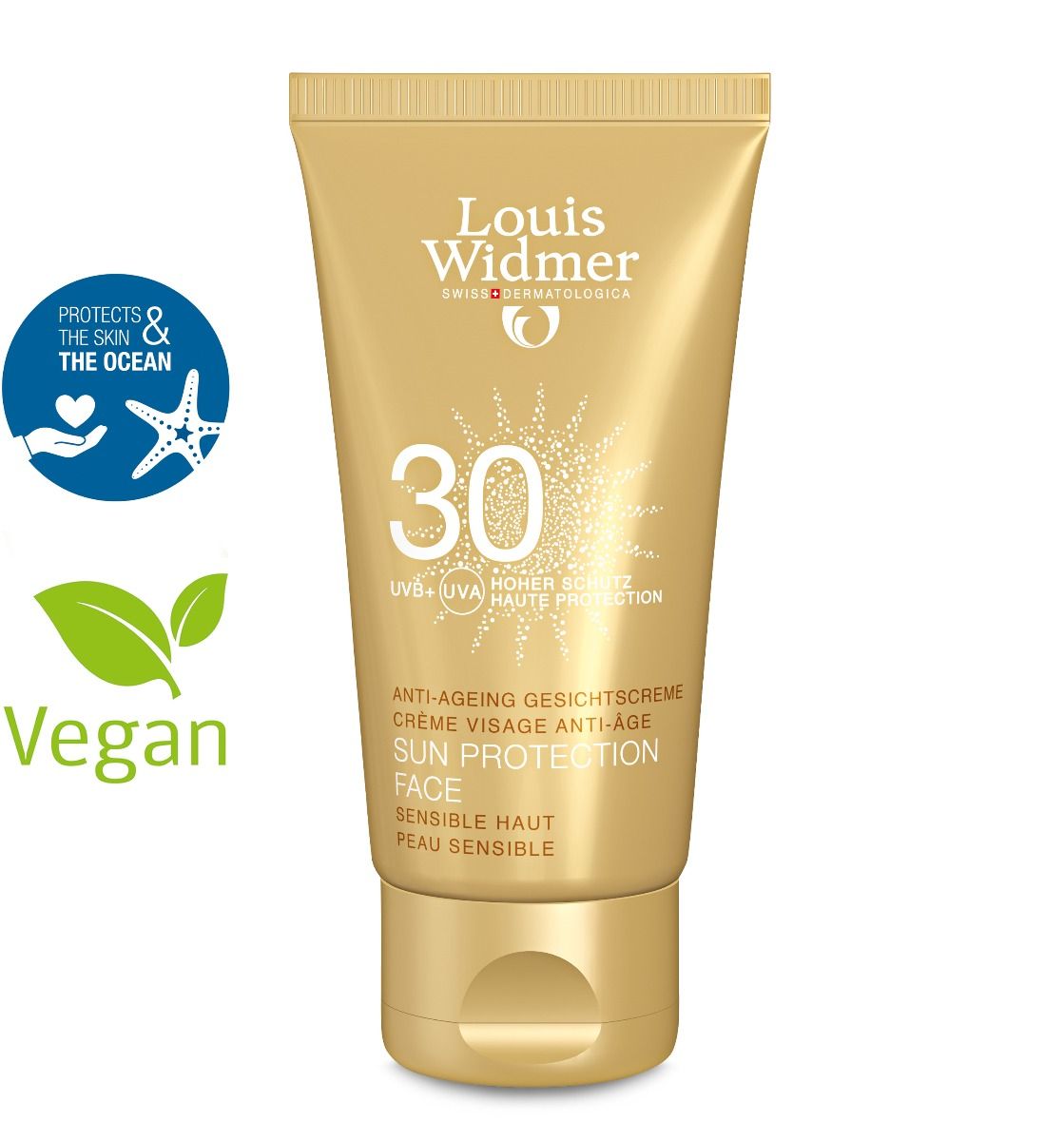 LOUISE WIDMER Sun Protection Face 30 Sonnencreme  Ohne Parfum