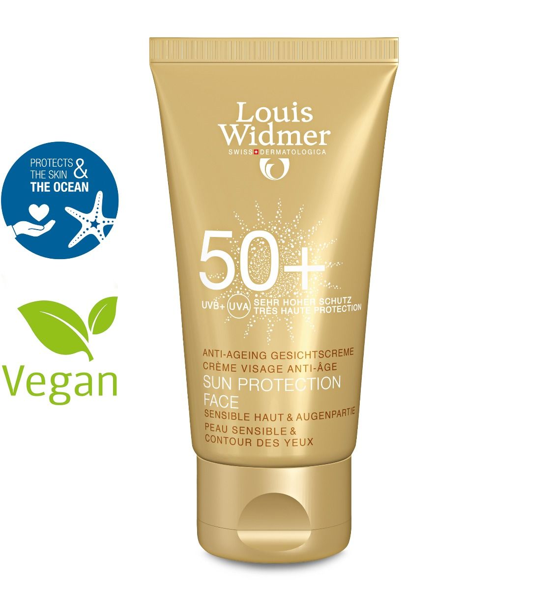 LOUIS WIDMER Sun protect face 50+ Sonnecreme