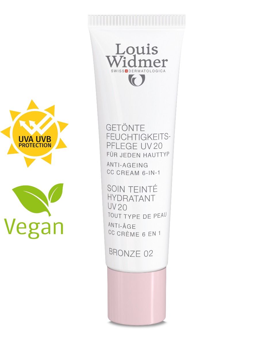 LOUIS WIDMER Getönte Feuchtigkeitspflege UV 20 Bronze 02 Ohne Parfum