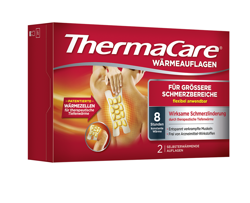 THERMACARE flexibel Wärmeauflagen für größere Schmerzbereiche