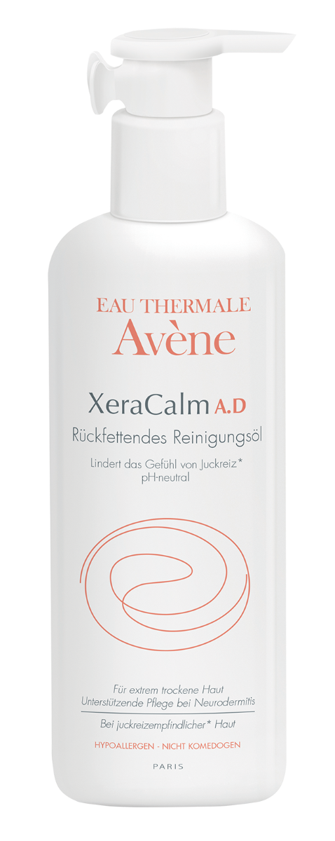 AVENE XeraCalm A.D Rückfettendes Reinigungsöl  bei extrem trockener Haut, Juckreiz